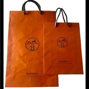 Hermes Lot of 2 Shopping Totes